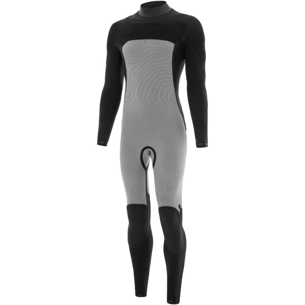 2026 Nyord Mens Solu Yulex 4/3mm Chest Zip Wetsuit SOLM43001 - Black